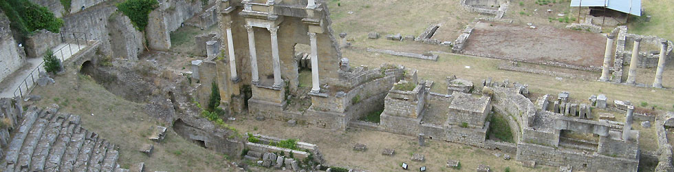 Roman archelogical site in Tuscany